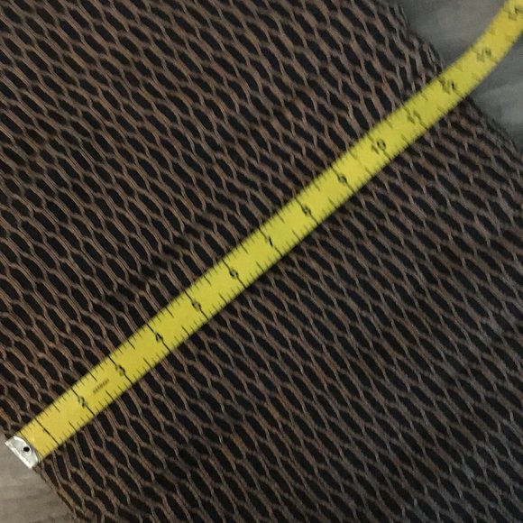 Fantasycore Faux Fur Yellow and Black Long Honeycomb Reversible Neck Warmer - Picture 14 of 15